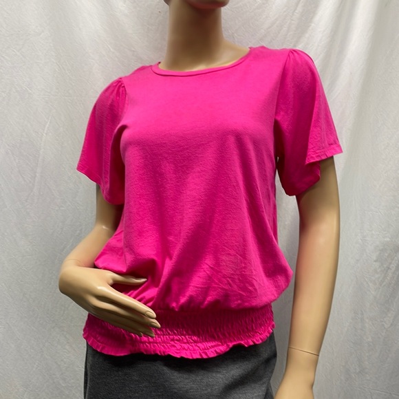 MICHAEL Michael Kors Hot Pink Short Sleeve Tee-Shirt - Picture 1 of 7
